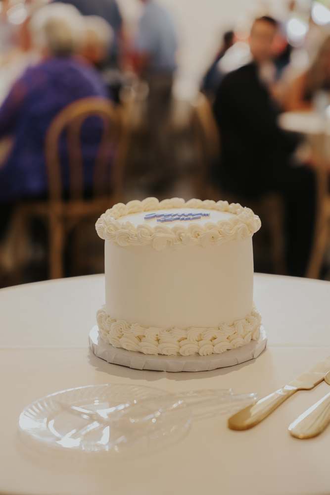The cake before it's cut