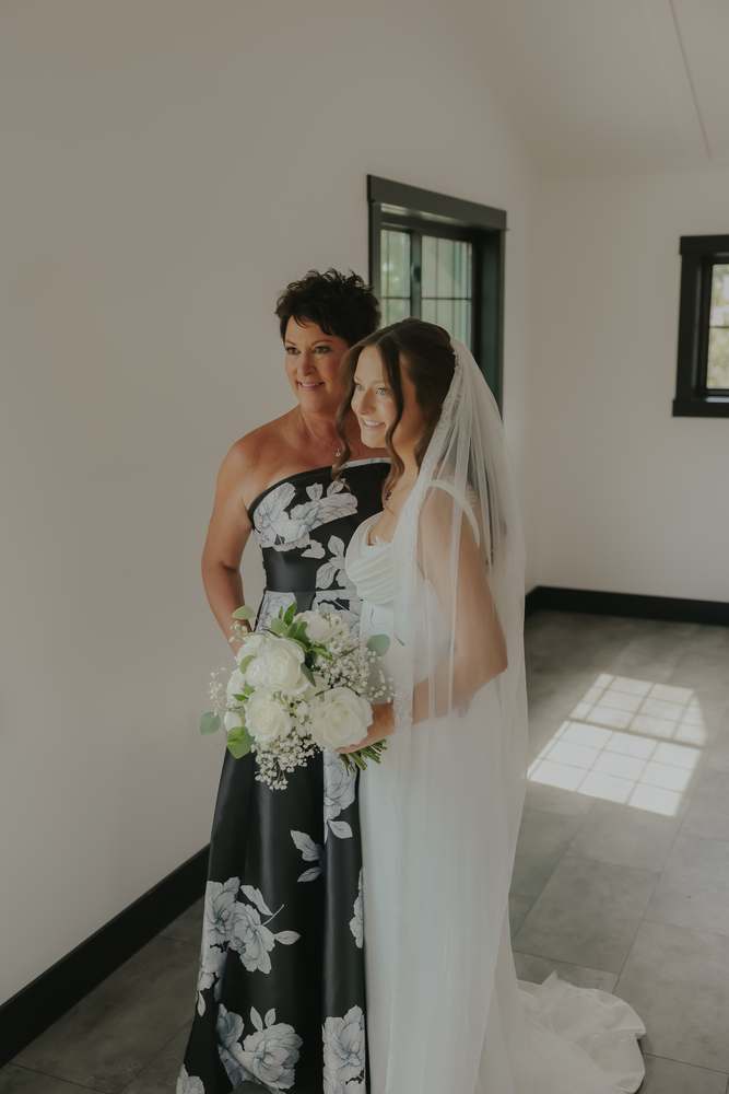 Veil catching the light through the window