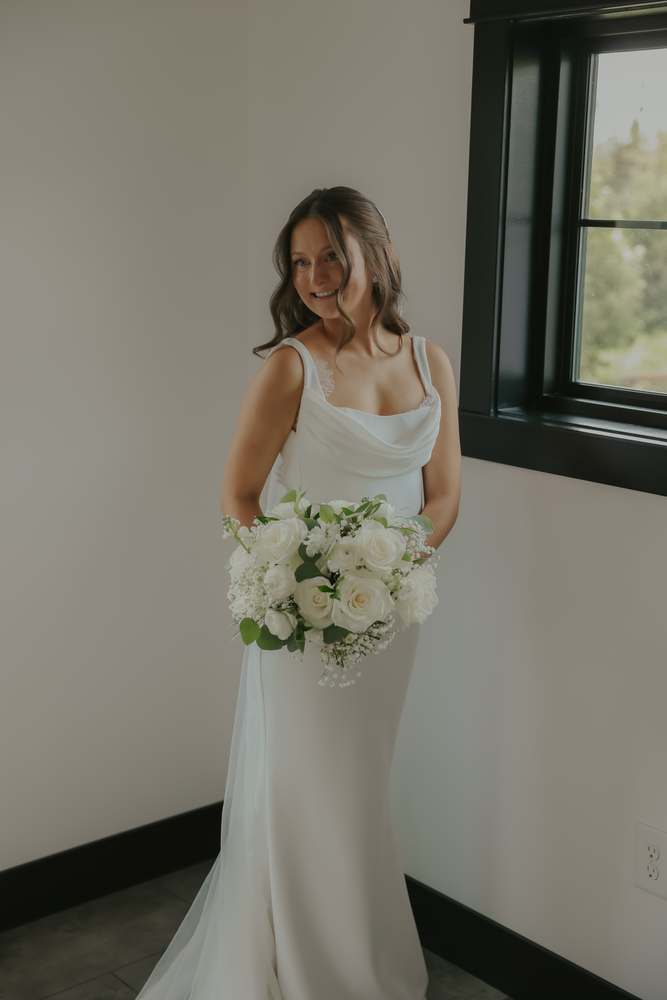 The bride before the first look