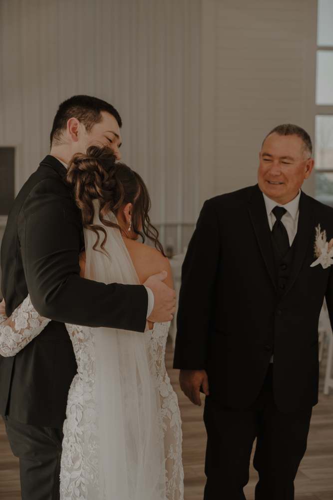 Turning around for the first look
